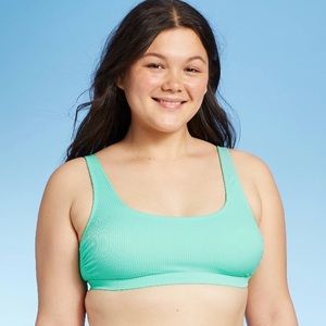 Xhilaration Sustainably Made Ribbed Bikini Top